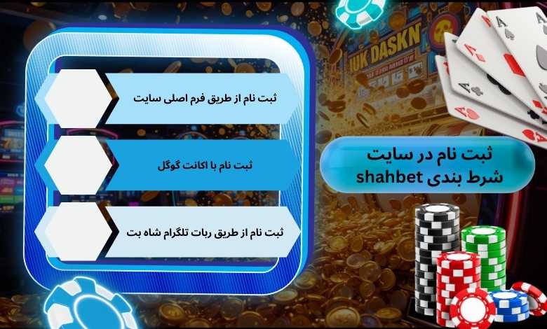 ثبت نام در سایت شرط بندی shahbet